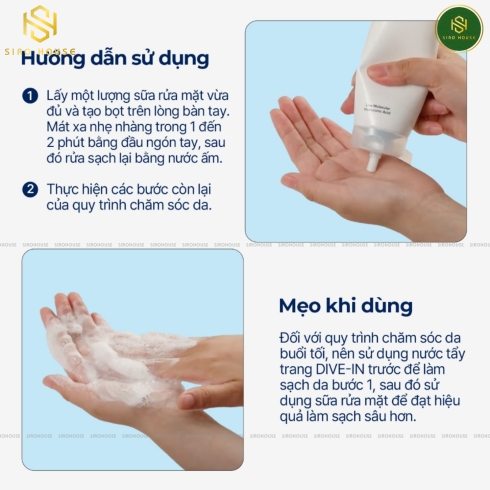 Sữa rửa mặt dưỡng ẩm TORRIDEN Dive In Cleansing Foam 150mL 