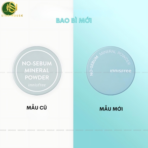 Phấn phủ bột kiềm dầu INNISFREE No Sebum Mineral Powder 5g