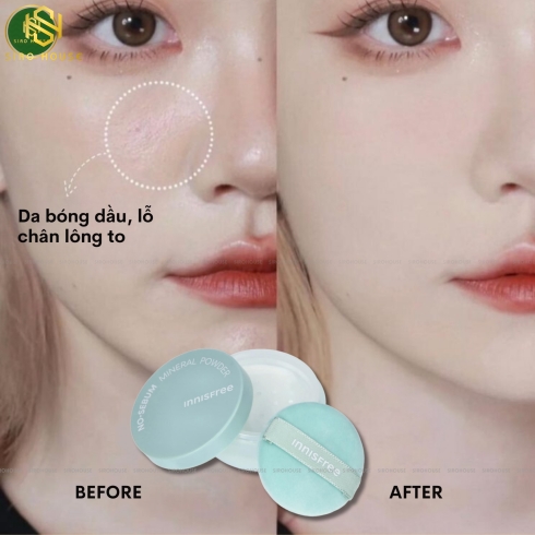 Phấn phủ bột kiềm dầu INNISFREE No Sebum Mineral Powder 5g