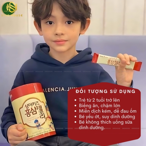 Thạch hồng sâm trẻ em SANGA Kid
