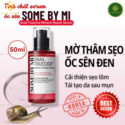 Serum ốc sên SOME BY MI Snail Truecica Miracle Repair Serum 50mL