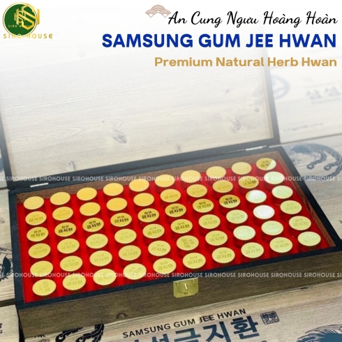  An cung ngưu SAMSUNG Gum Jee Hwan Premium Natural Herb (3.75g x 60v)