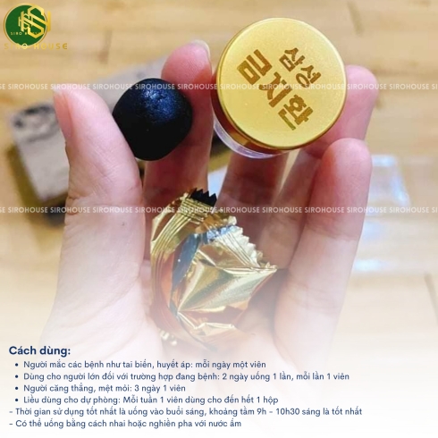  An cung ngưu SAMSUNG Gum Jee Hwan Premium Natural Herb (3.75g x 60v)