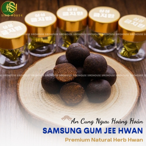  An cung ngưu SAMSUNG Gum Jee Hwan Premium Natural Herb (3.75g x 60v)