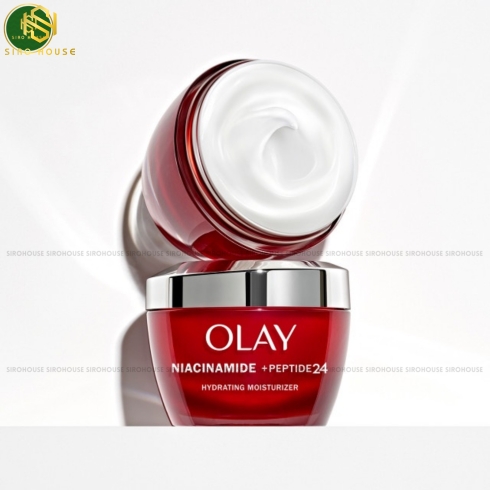  Kem dưỡng OLAY Niacinamide + Peptide 24 Hydrating Moisturizer 48g 