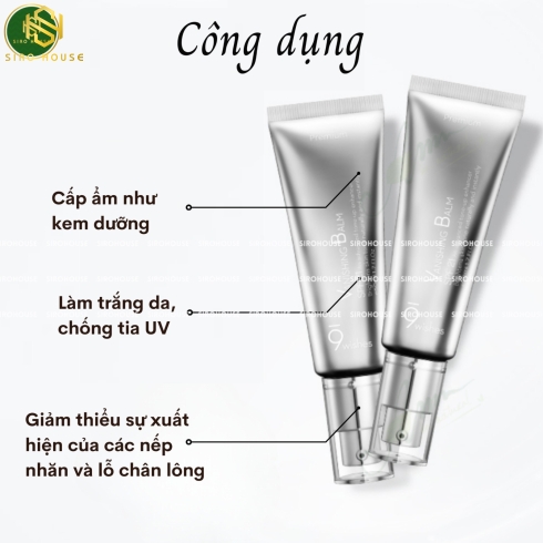 Kem dưỡng trắng 9WISHES Vanishing Balm Tone Up SPF21 50mL