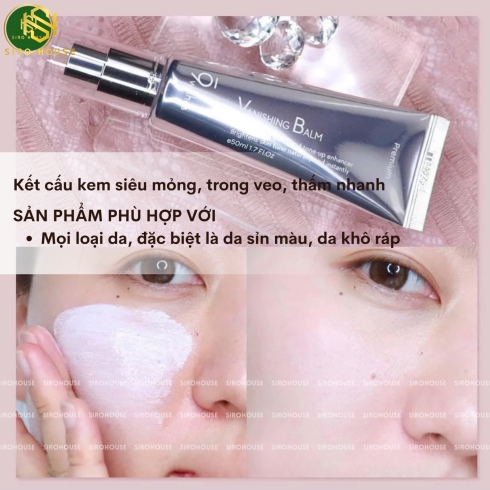 Kem dưỡng trắng 9WISHES Vanishing Balm Tone Up SPF21 50mL