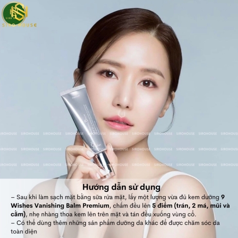 Kem dưỡng trắng 9WISHES Vanishing Balm Tone Up SPF21 50mL