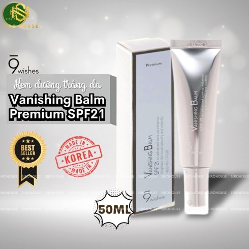 Kem dưỡng trắng 9WISHES Vanishing Balm Tone Up SPF21 50mL