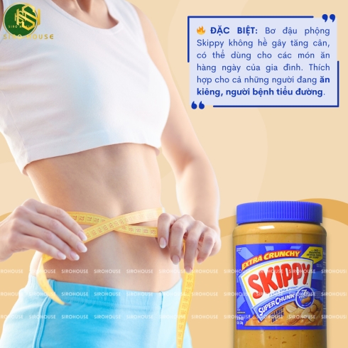Bơ đậu phộng SKIPPY Peanut Butter Super Chunk 1.36kg 
