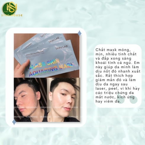 Mặt nạ SKIN LAB Glass Skin Aquaring Mask 30g 
