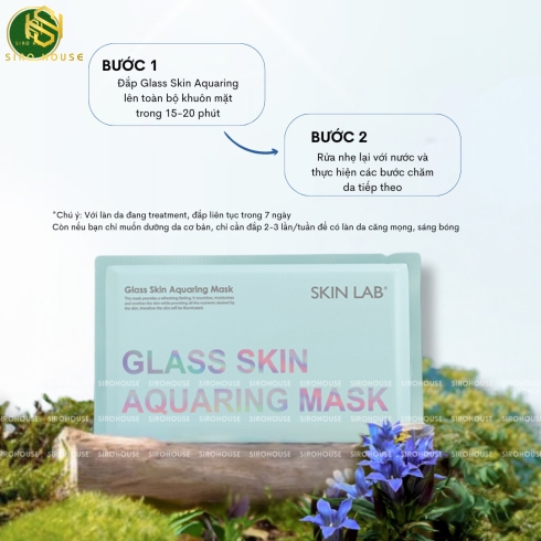 Mặt nạ SKIN LAB Glass Skin Aquaring Mask 30g 