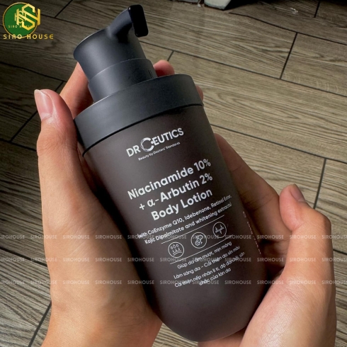 Sữa dưỡng thể trắng da DR CEUTICS Niacinamide 10%+Arbutin 2% Body Lotion 200g