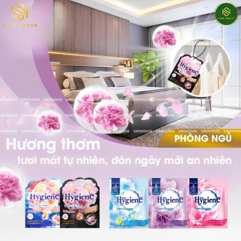 Túi thơm hương hoa đậm đặc HYGIENE Fabric Freshener 8g