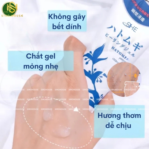 Tẩy Tế Bào Chết HATOMUGI Peeling & Facial Cleansing Gel 120g