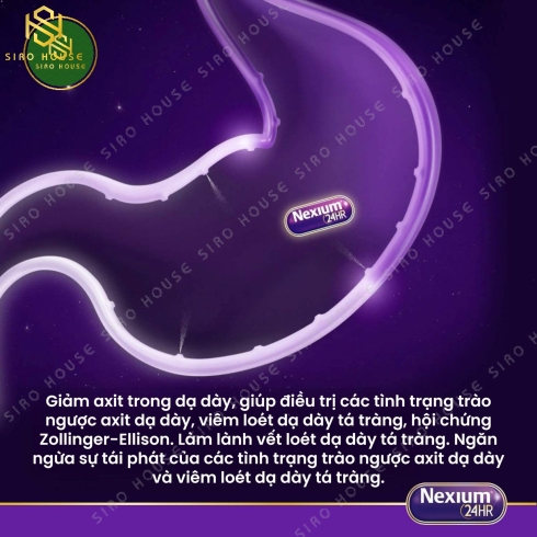 Viên uống hỗ trợ dạ dày NEXIUM 24hr 42 viên