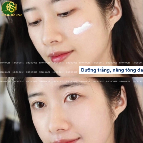 Kem dưỡng trắng nâng tone PEKAH Melting Snow Whitening Cream Milk Protein Extract 50mL