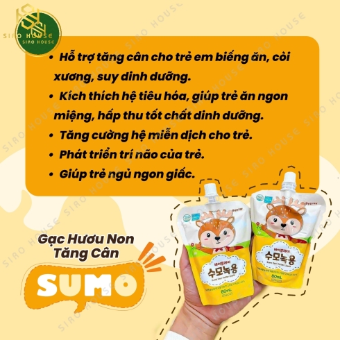Nước gạc hươu non tăng cân SUMO 80mL