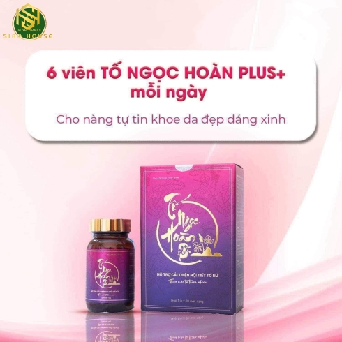Viên uống tăng cường nội tiết tố TỐ NGỌC HOÀN Plus 60 viên