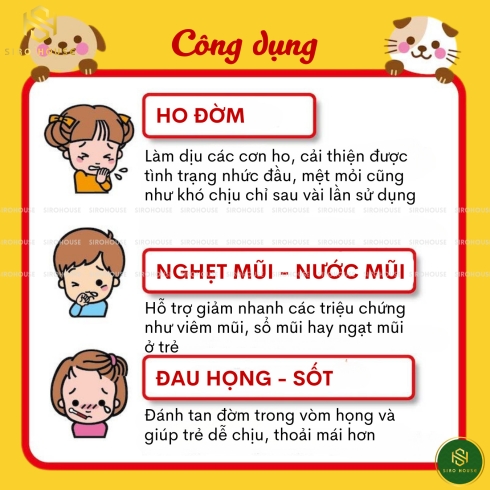 Siro trị ho, cảm cúm PABURON Kids 120ml 