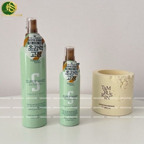 Gôm xịt giữ nếp tóc FOREST STORY Super Hard Water Spray 252ml