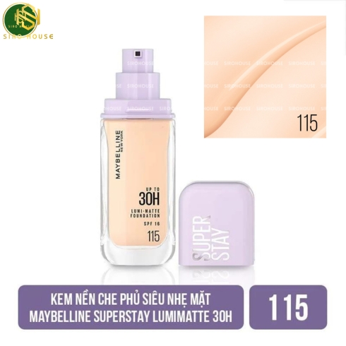 Kem nền MAYBELLINE Super Stay 110, 115, 120