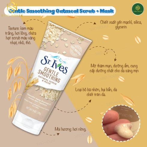 Sữa rửa mặt tẩy tế bào chết ST.IVES 170g