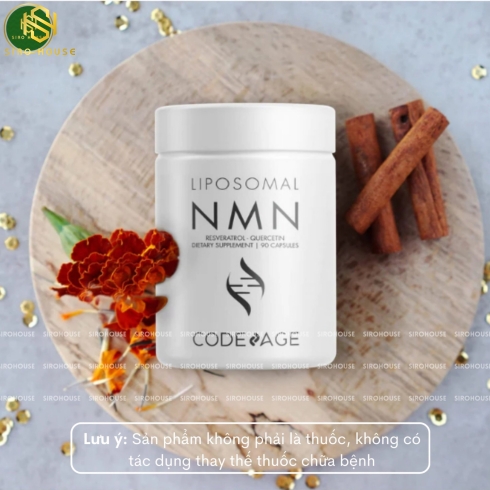 Viên uống trẻ hóa da, chống lão hóa CODEAGE Liposomal NMN 90 viên