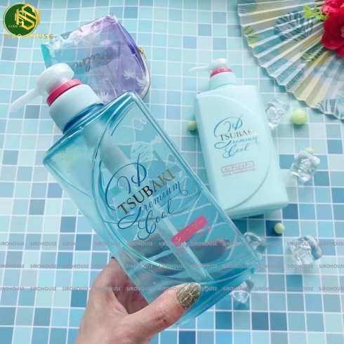 Bộ gội xả TSUBAKI Premium Cool 490ml