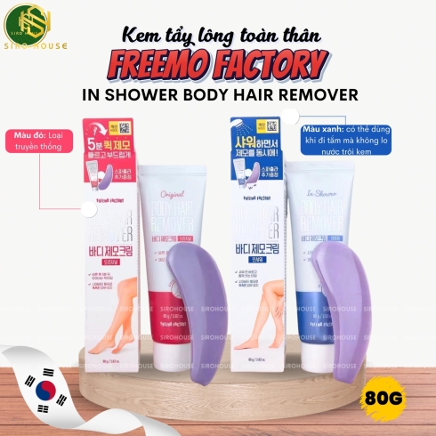 Kem tẩy lông FREEMO FACTORY Body Hair Remover 80g
