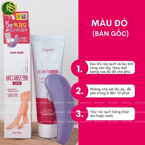 Kem tẩy lông FREEMO FACTORY Body Hair Remover 80g