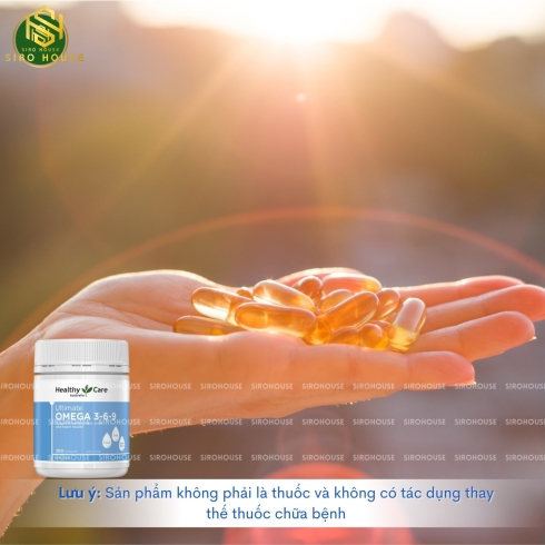 Viên uống omega 3-6-9 HEALTHY CARE Ultimate Omega 3-6-9 200v iên