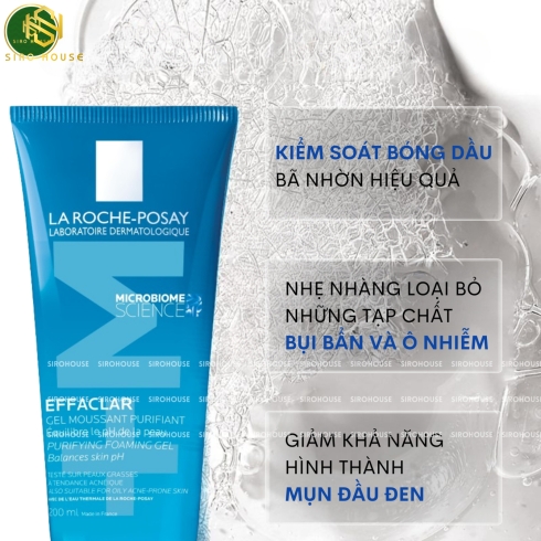 Gel rửa mặt LA ROCHE POSAY Effaclar 200mL
