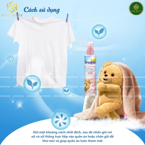 Xịt thơm quần áo SNUGGLE  150ml