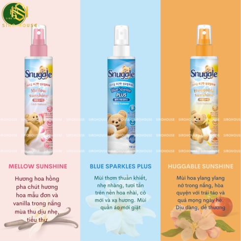 Xịt thơm quần áo SNUGGLE  150ml