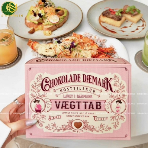  Kẹo socola giảm cân Đan Mạch Chokolade Danmark Vægttab 40 viên