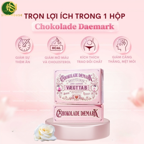  Kẹo socola giảm cân Đan Mạch Chokolade Danmark Vægttab 40 viên