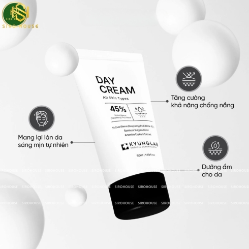 Kem dưỡng ban ngày nâng tone KYUNGLAB Day Cream 45% All Skin Types 50mL