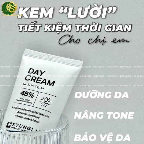 Kem dưỡng ban ngày nâng tone KYUNGLAB Day Cream 45% All Skin Types 50mL