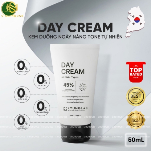 Kem dưỡng ban ngày nâng tone KYUNGLAB Day Cream 45% All Skin Types 50mL