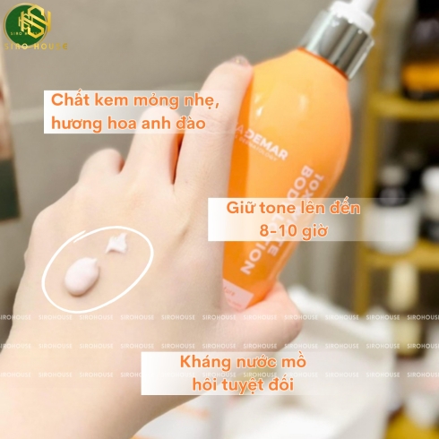 Dưỡng thể SENA DEMAR 10x White Body Lotion 300mL 