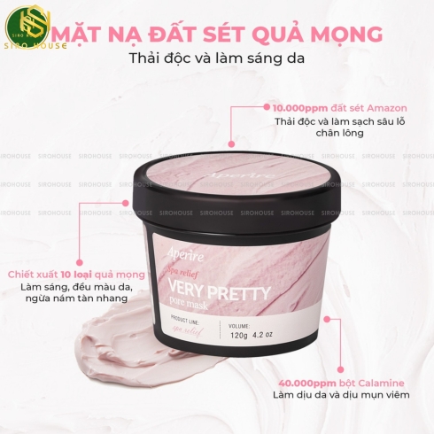 Mặt nạ đất sét APERIRE Spa Relief Be Frozen 120g 