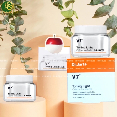 Kem dưỡng Dr.Jart+ V7 Toning Bright Cream dưỡng trắng 50ml & 15ml