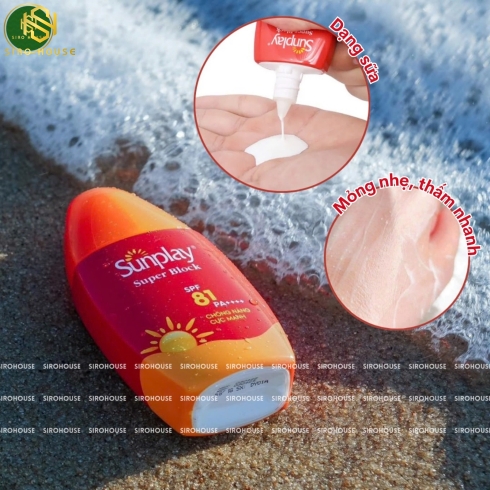 Kem chống nắng SUNPLAY Super Block SPF 81 PA+++ 30g 
