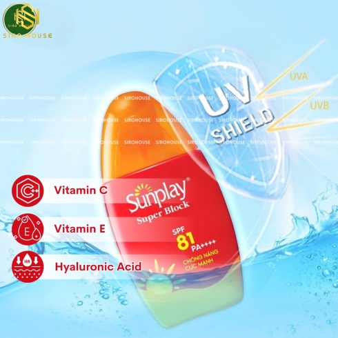 Kem chống nắng SUNPLAY Super Block SPF 81 PA+++ 30g 