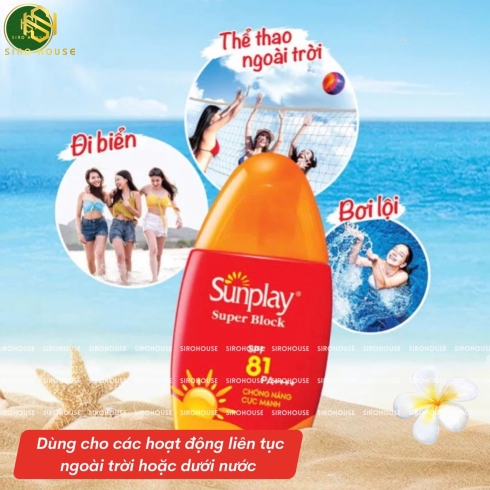 Kem chống nắng SUNPLAY Super Block SPF 81 PA+++ 30g 