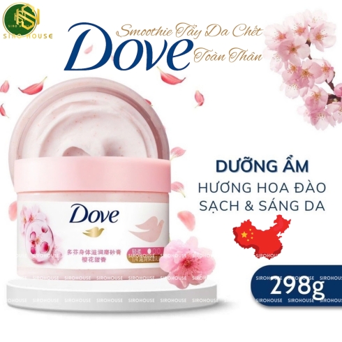 Tẩy tế bào chết toàn thân DOVE Body Scrub Sakura Fragrance 298g