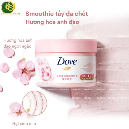 Tẩy tế bào chết toàn thân DOVE Body Scrub Sakura Fragrance 298g