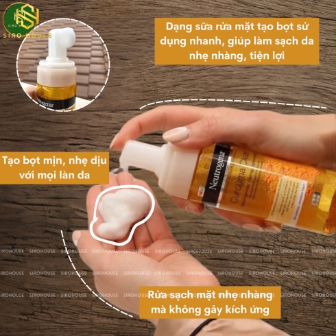 Sữa rửa mặt nghệ NEUTROGENA Curcuma Clear 150mL