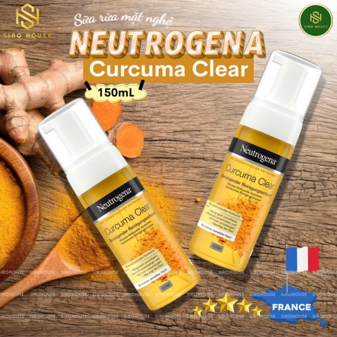 Sữa rửa mặt nghệ NEUTROGENA Curcuma Clear 150mL